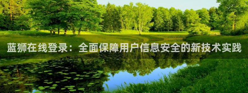 辉达娱乐平台官网入口：蓝狮在线登录：全面保障用户信息安全的新技术实践